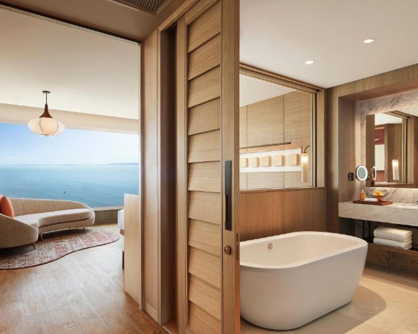 Taj Cidade De Goa Horizon, Goa 帕纳吉 外观 照片 A bathroom at the hotel